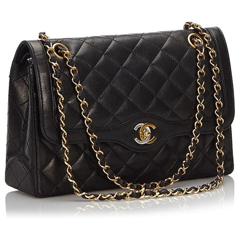 sac chanel matelassé noir